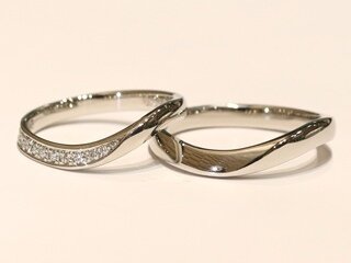 山口県下関市の長尾様ご夫妻の結婚指輪
