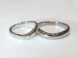 広島市中区山下夫妻の結婚指輪
