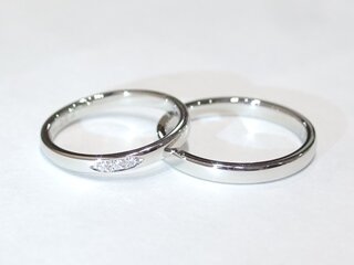 広島市安佐北区中山夫妻の結婚指輪