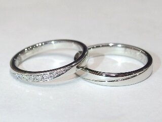 広島市安芸区花岡様ご夫妻の結婚指輪
