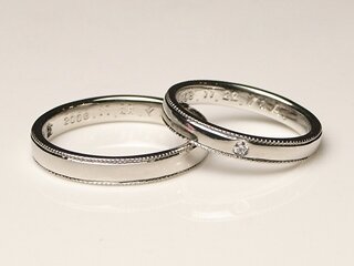 溝垣夫妻の結婚指輪