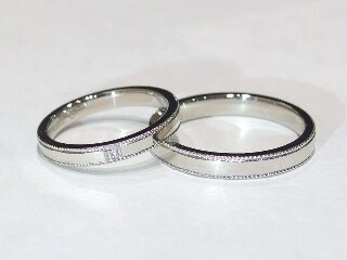 広島市西区増田夫妻の結婚指輪