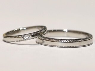 広島県竹原市西川様ご夫妻の結婚指輪