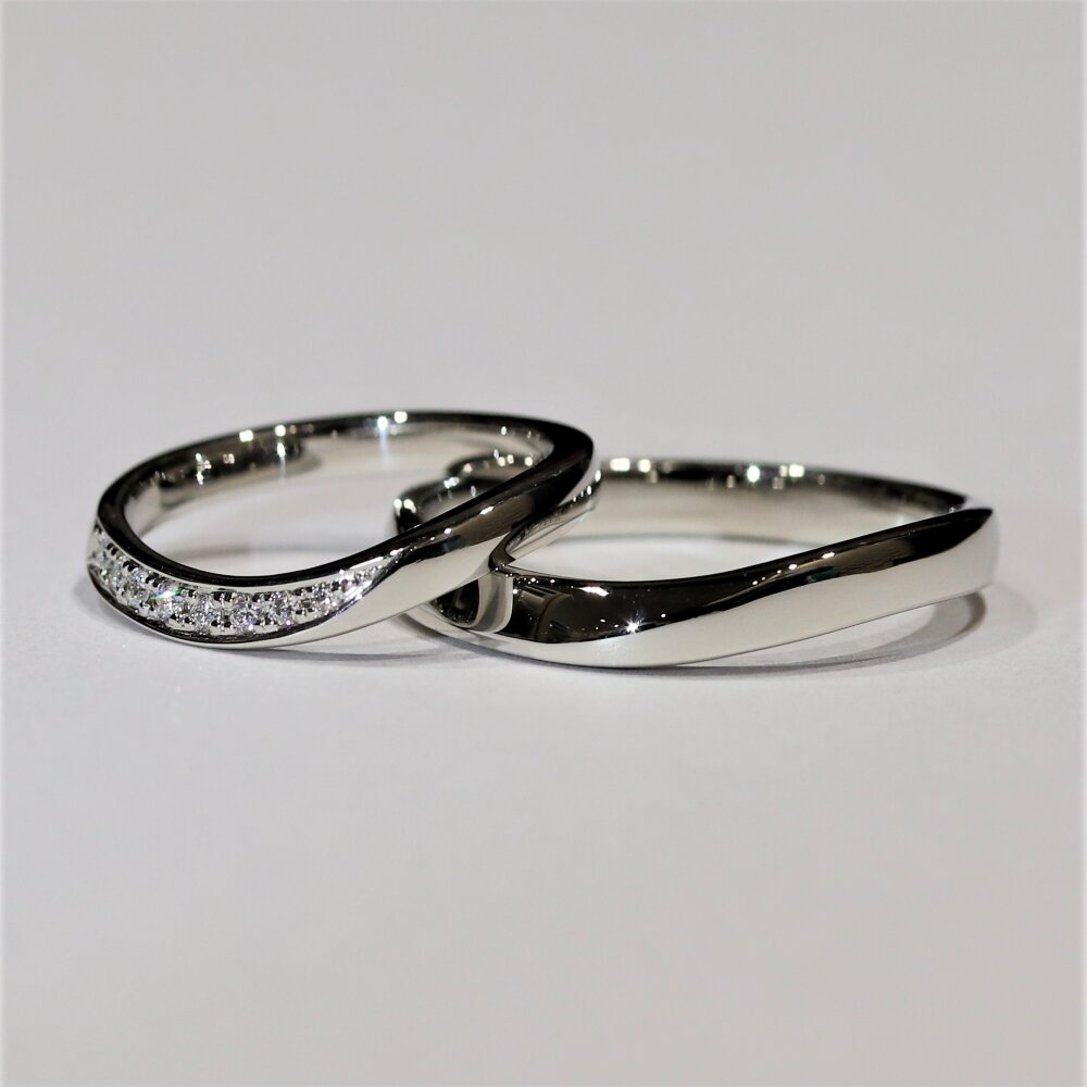 広島市安佐南区 N夫妻の結婚指輪