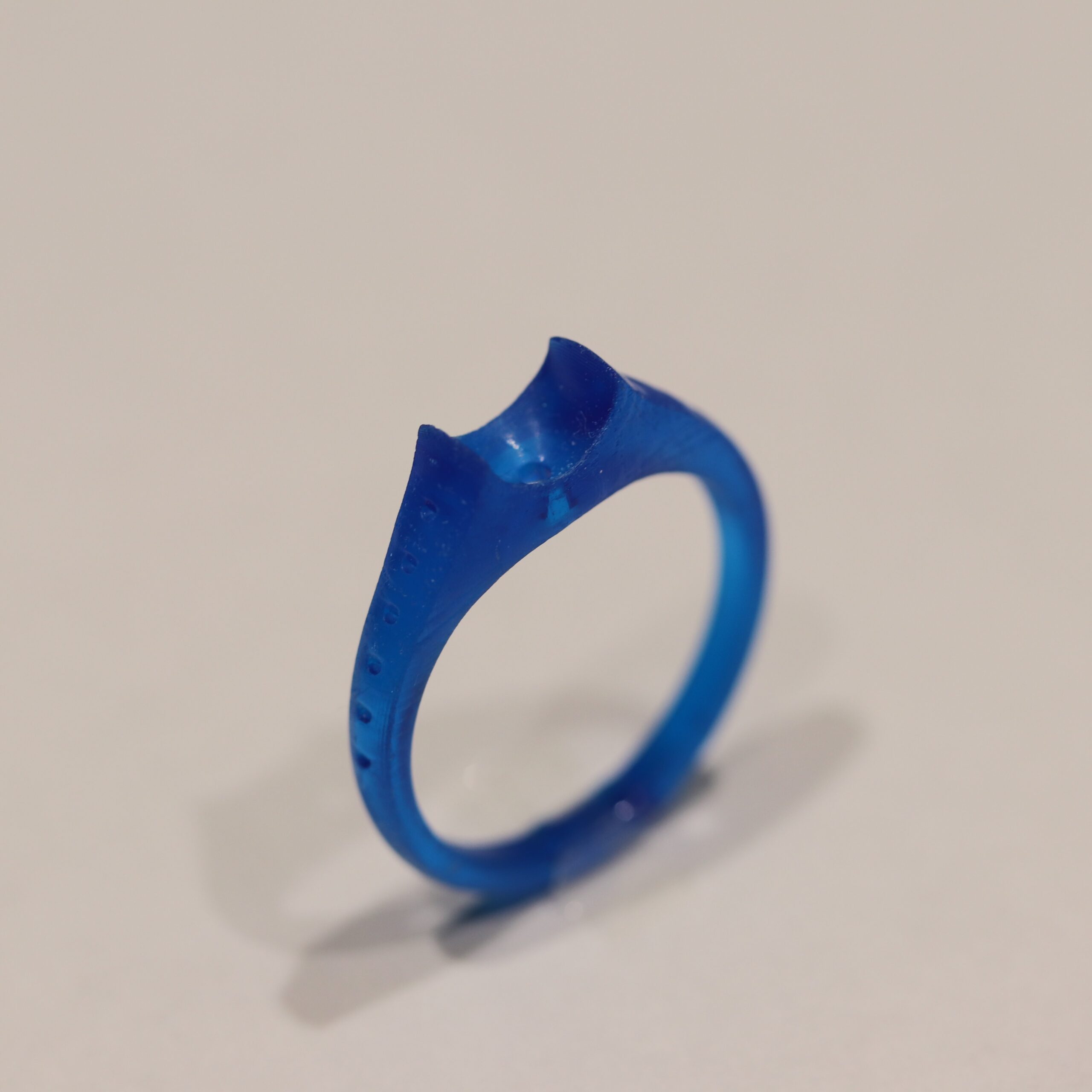 広島県大竹市H様　プラチナサファイヤリングリフォーム樹脂原型