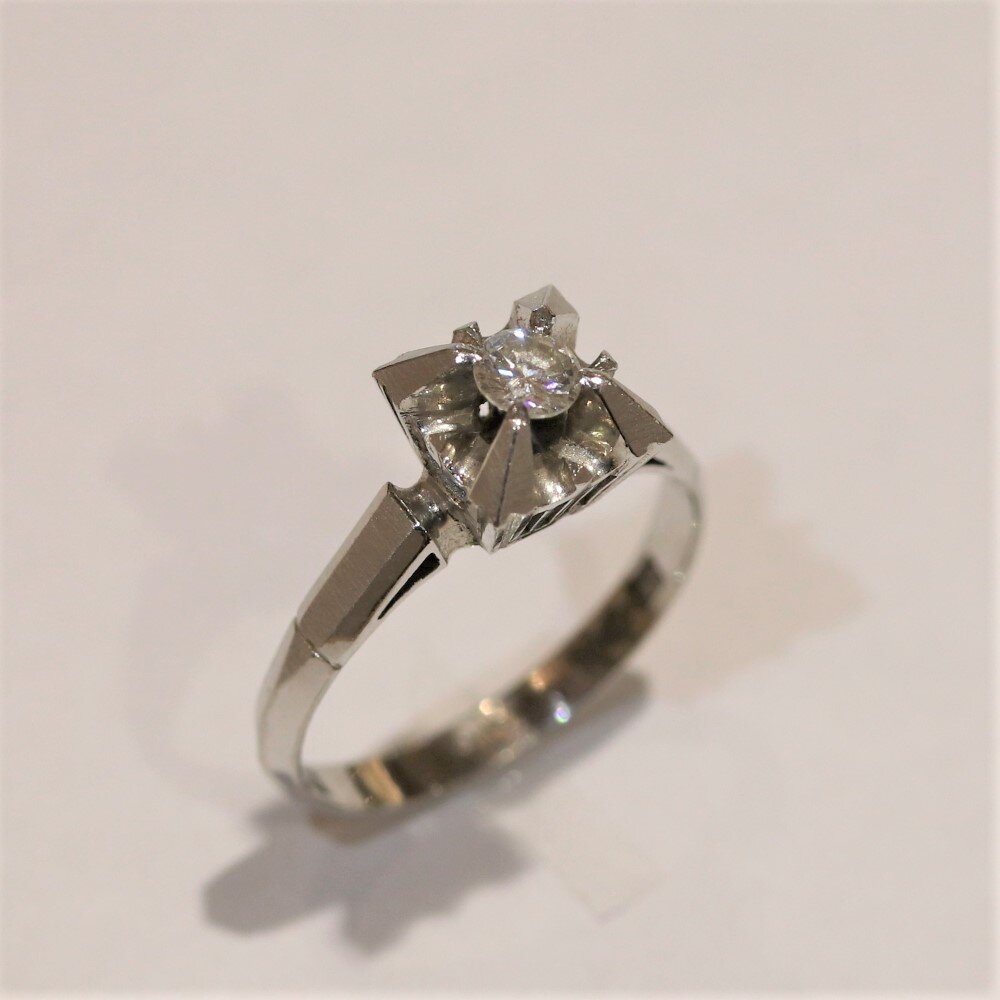 広島市中区 I様のK18ダイヤペンダントリフォーム後