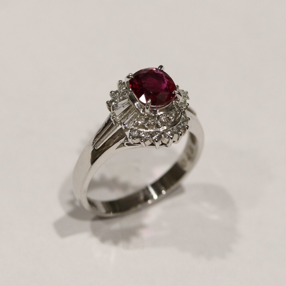 広島市東区 W様のルビーペンダントジュエリーリフォーム前