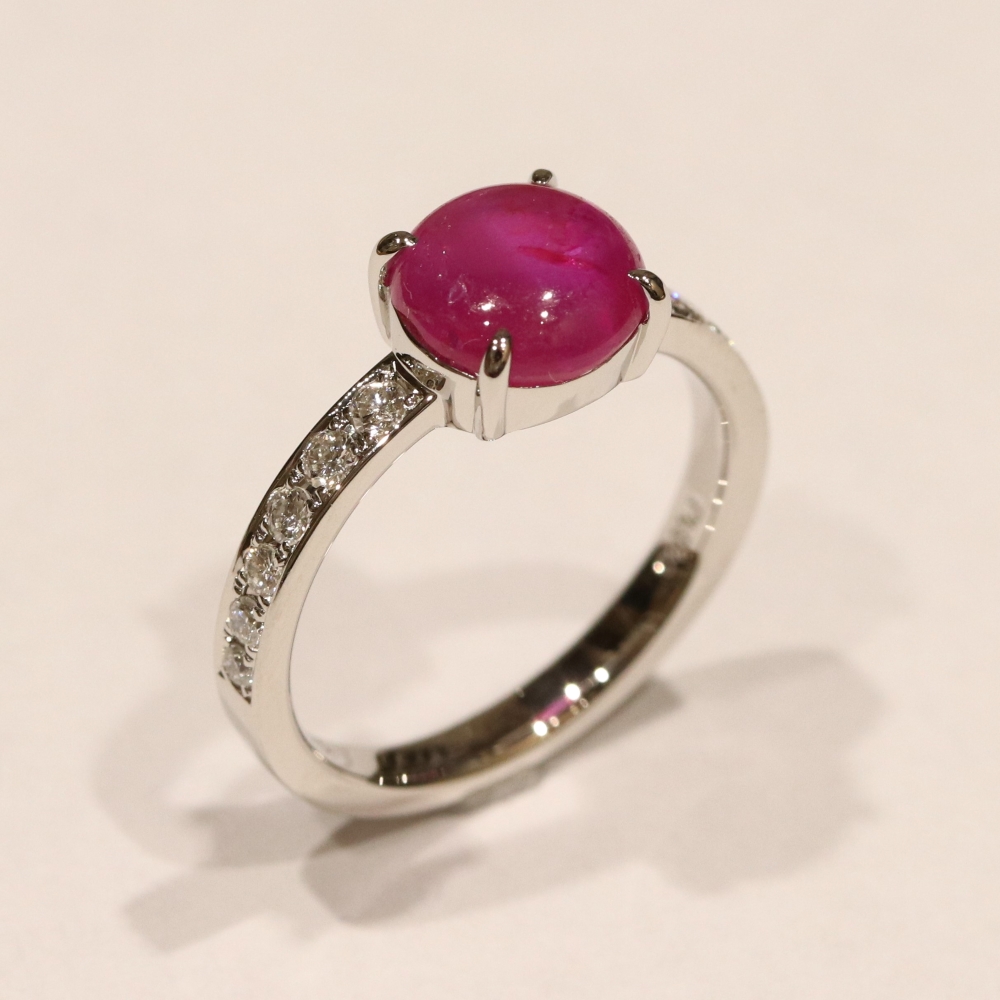 広島市中区O様 プラチナルビーリングリフォーム後