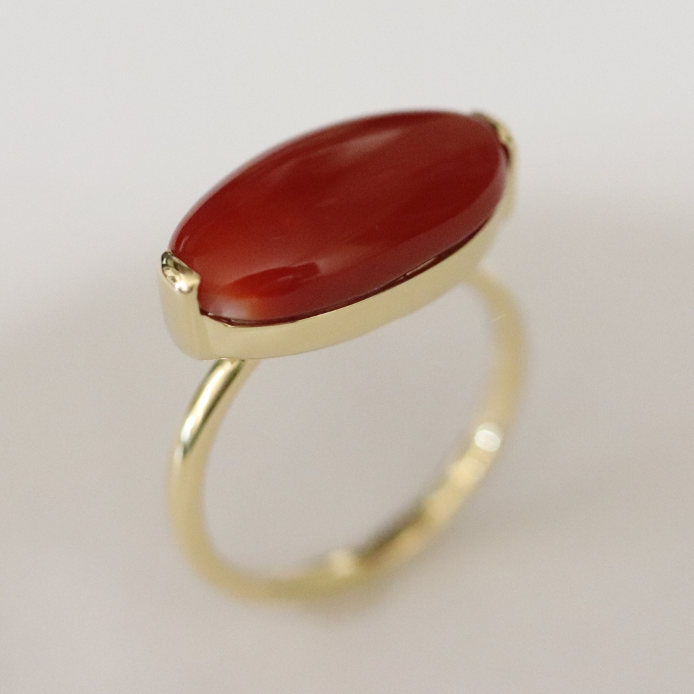 広島市安佐北区S様 K18サンゴリングリフォーム後