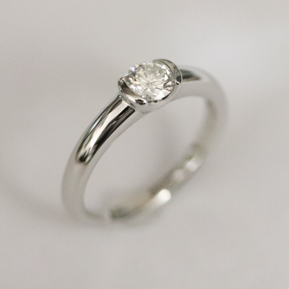 広島市安芸区I様 プラチナダイヤリングリフォーム後