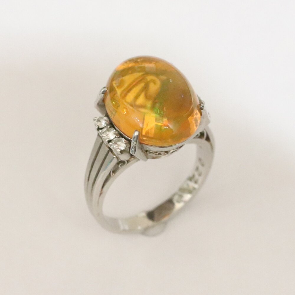 広島市中区M様 K18メキシコオパールペンダントリフォーム前