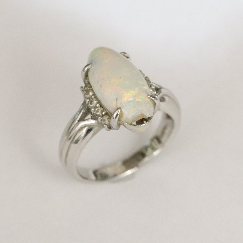 広島県三次市T様 プラチナオパールリングリフォーム前