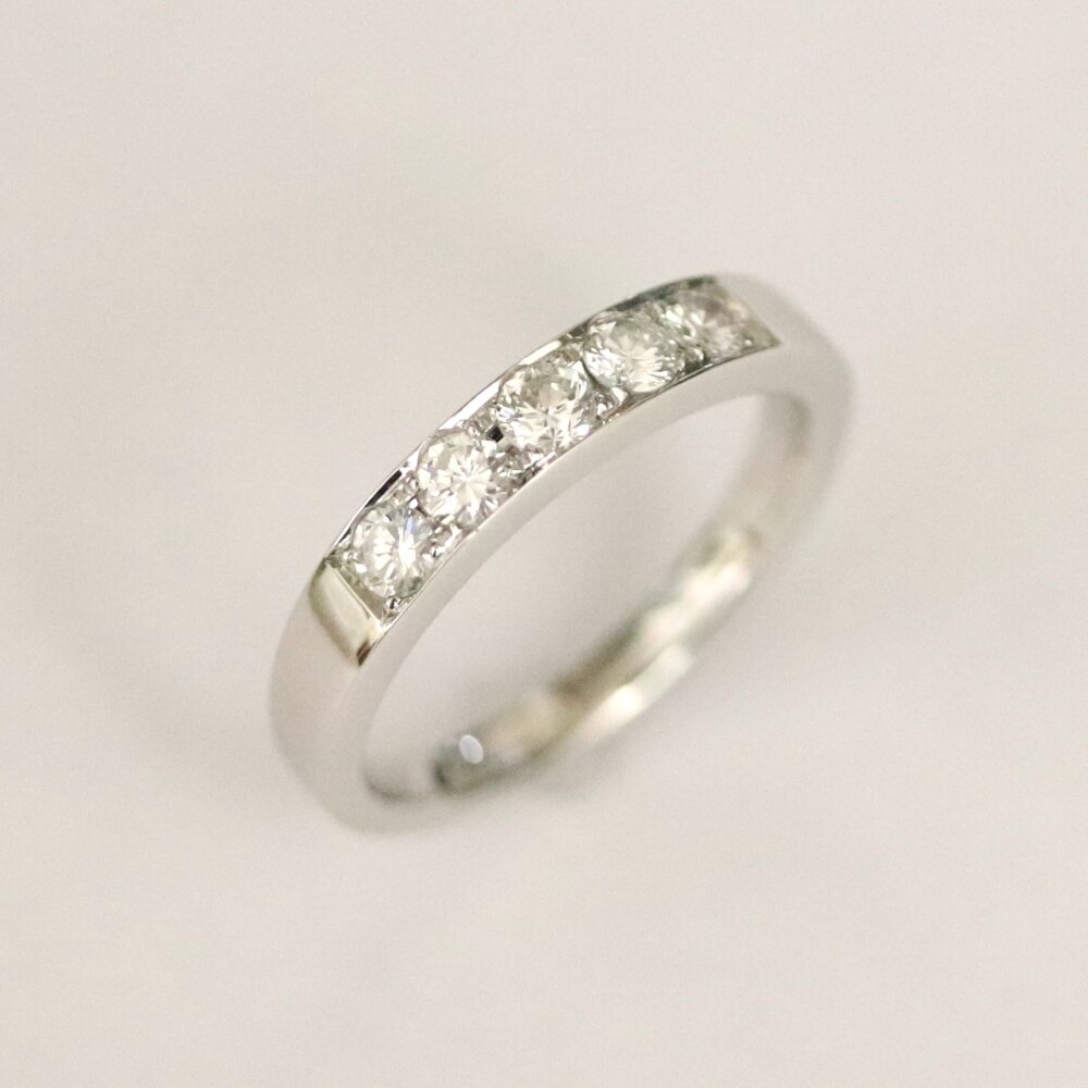 広島市安芸区H様 プラチナダイヤリングリフォーム後