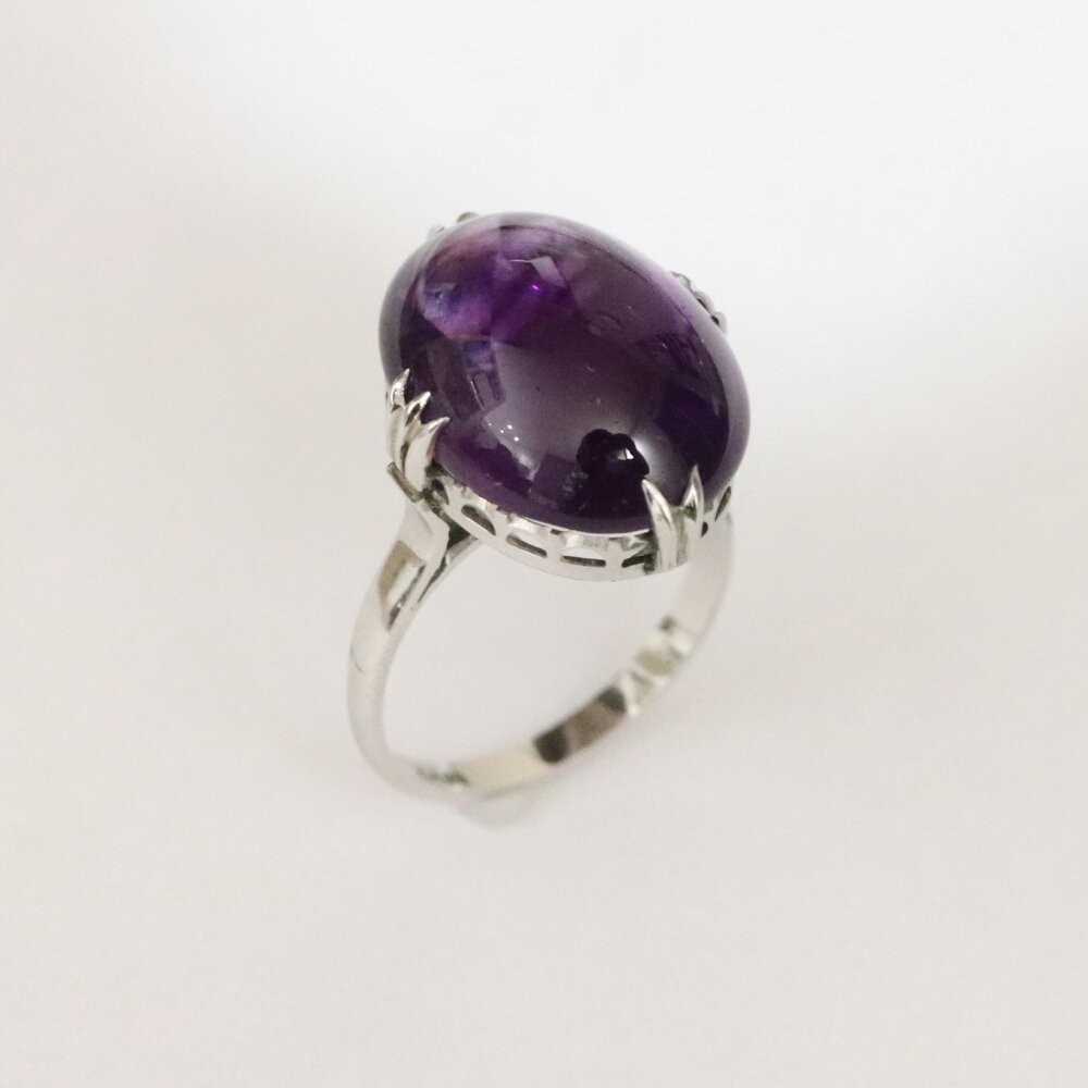 広島市中区K様 プラチナアメジストペンダントリフォーム ビフォア