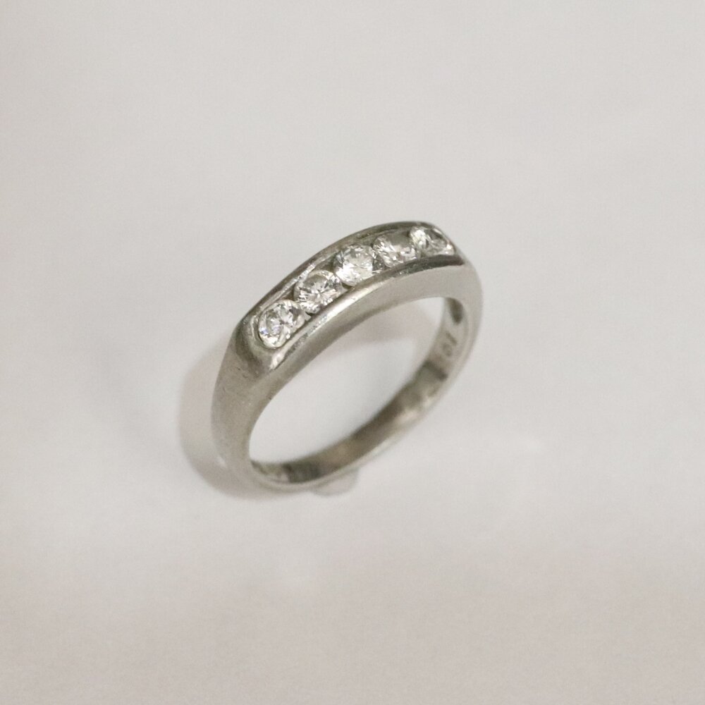 広島市安芸区H様 プラチナダイヤリングリフォーム前