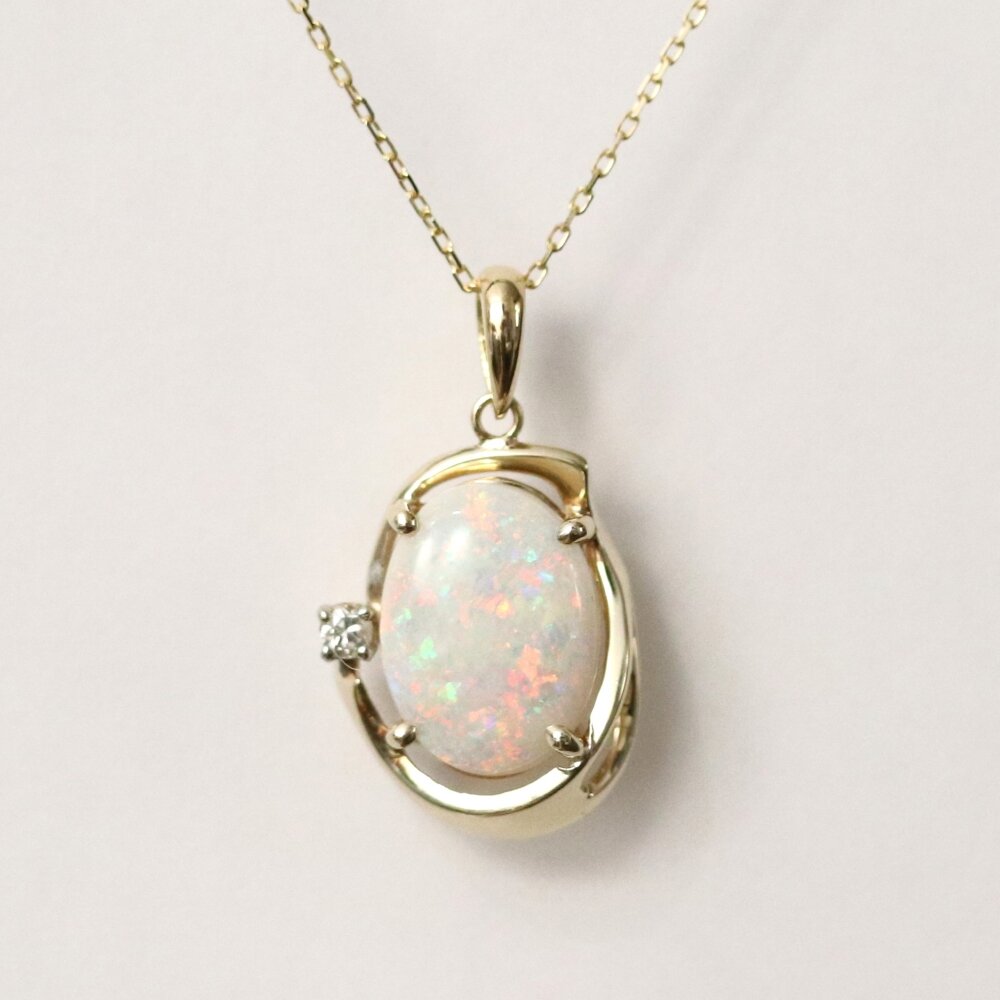 広島県大竹市I様 K14オパールペンダントリフォーム後