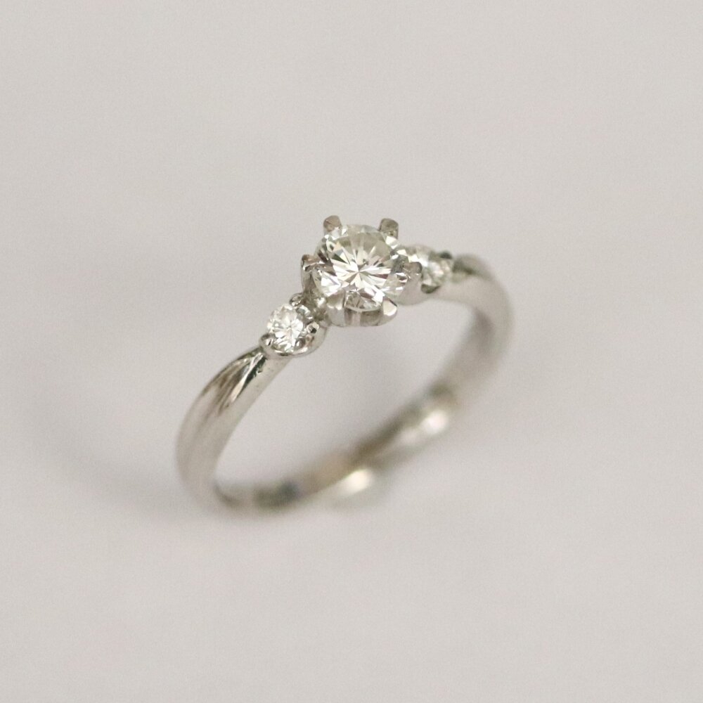 広島市東区K様 プラチナダイヤペンダントリフォーム前