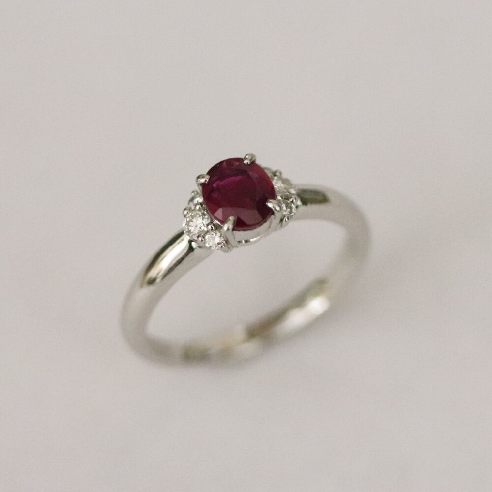 広島市安佐北区O様 K18ルビーペンダントリフォーム前