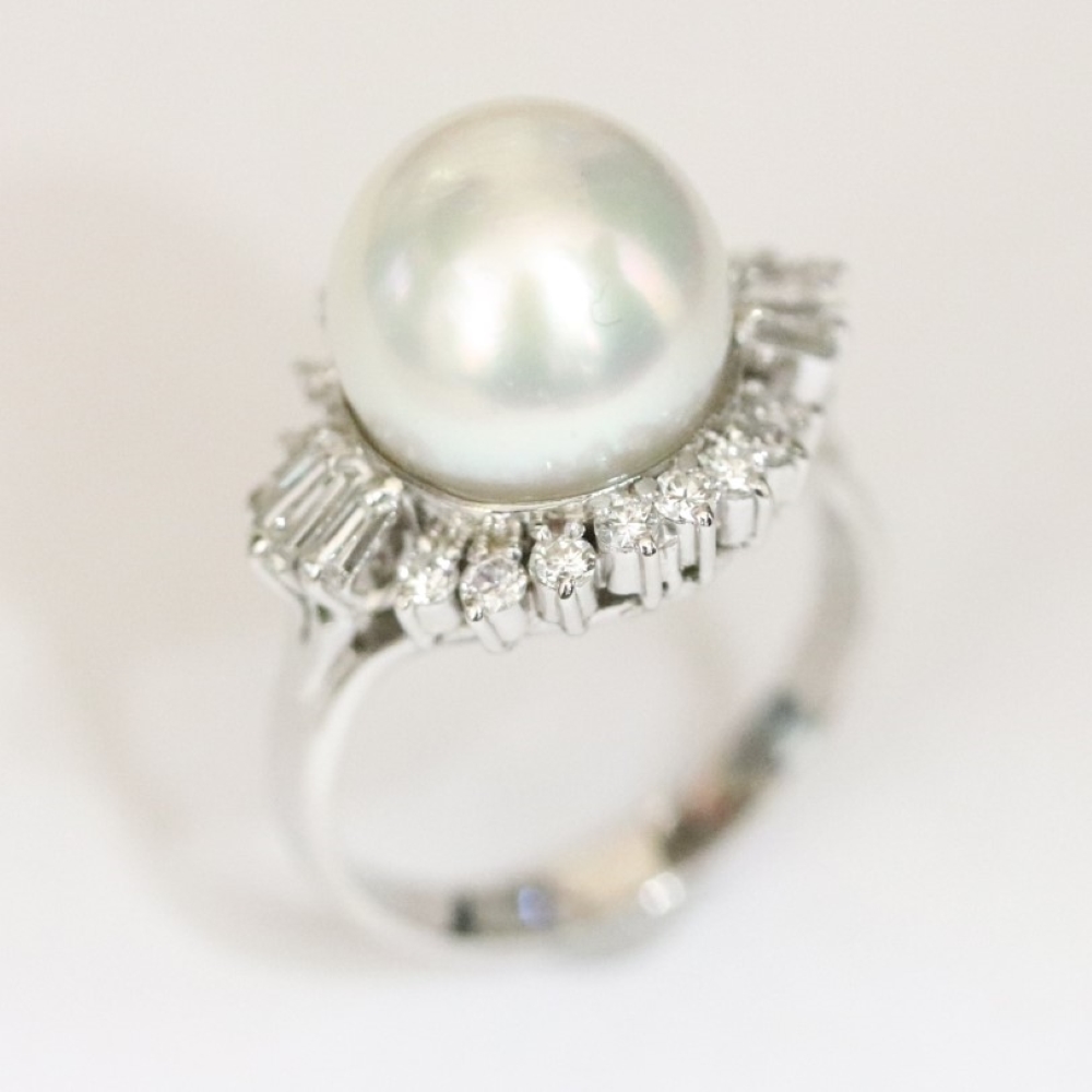 広島市西区A様　プラチナパールリングリフォーム後