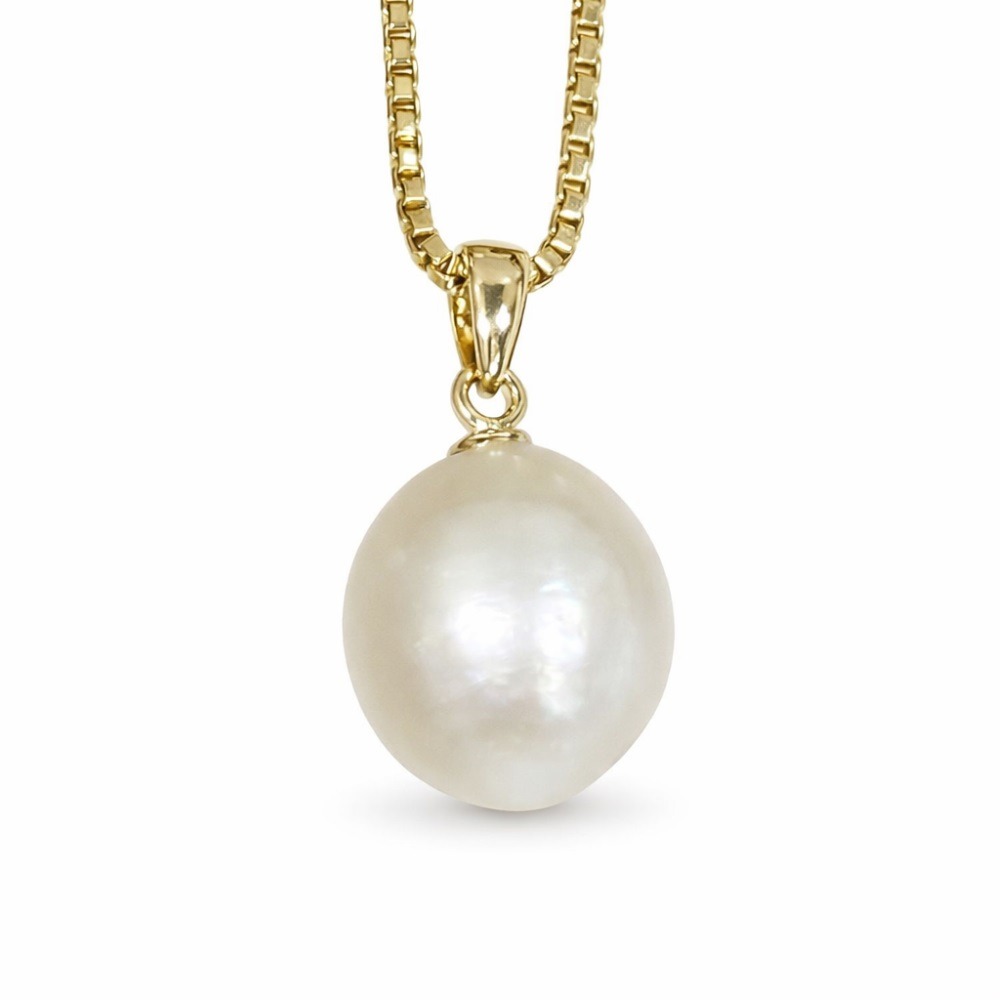 広島県東広島市N様　K18パールペンダントリフォーム後