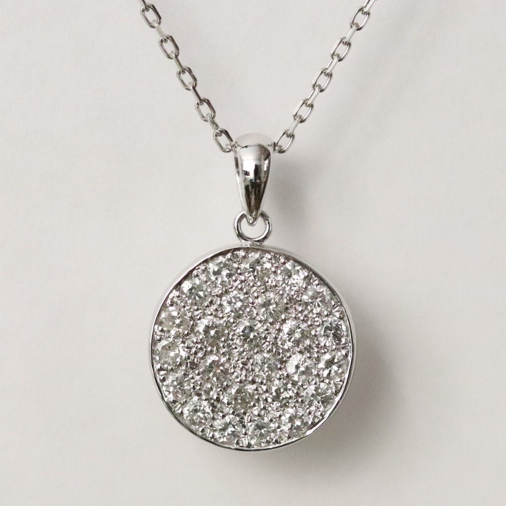 広島県東広島市N様　プラチナダイヤペンダントリフォーム後