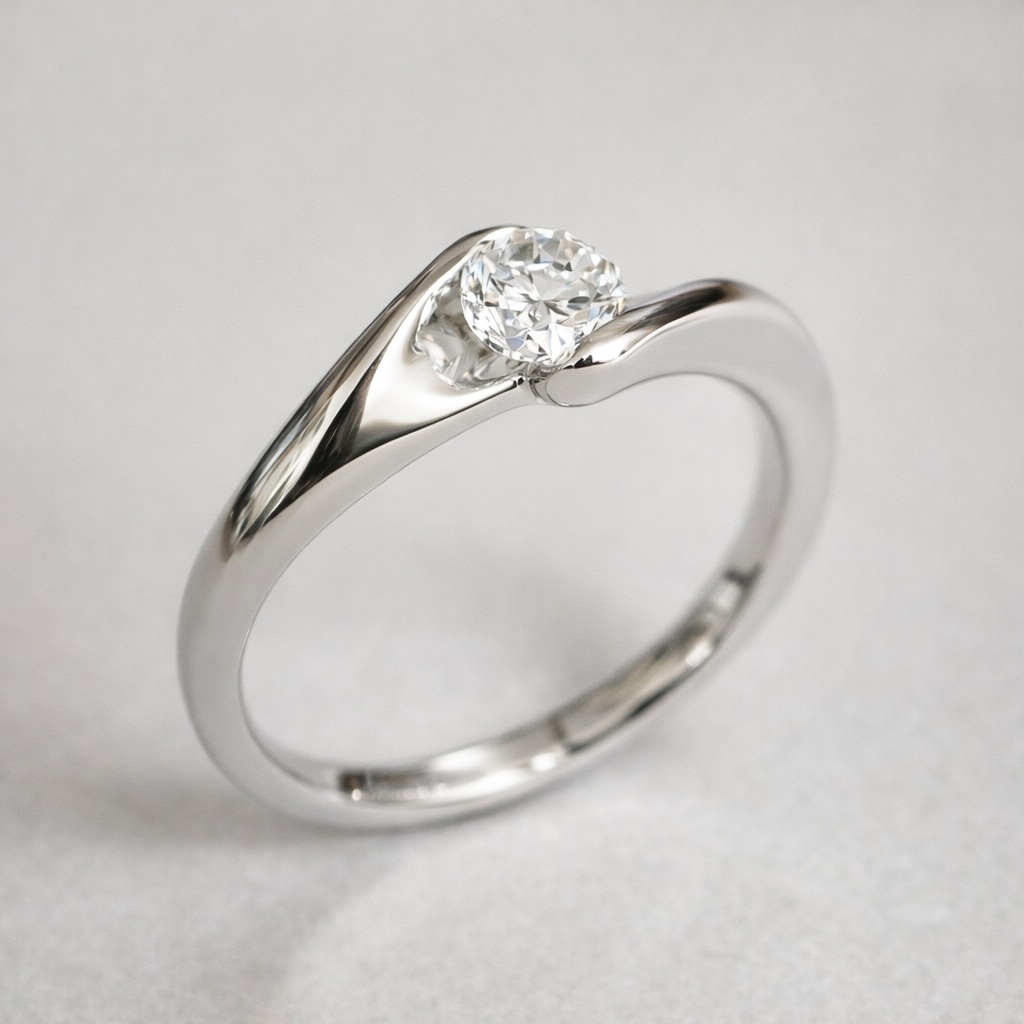 広島県呉市N様 プラチナダイヤリングリフォーム後