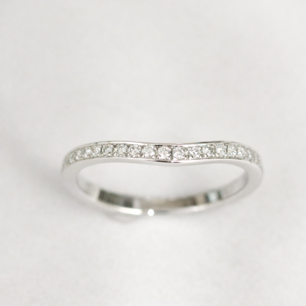 広島県呉市N様 プラチナダイヤハーフエタニティリングリフォーム後